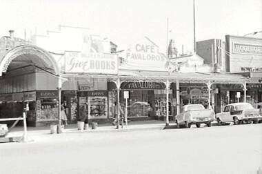 Negative - Hargreaves Street Bendigo - Every Books - Favaloro’s Cafe - Woolworths, Allan Doney, 1950 -1970