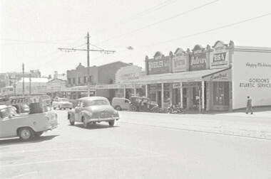 Negative - Mitchell Street Bendigo - Santons, Allan Doney, 1950 -1970