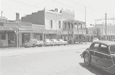 Negative - Mitchell Street Bendigo - Rechter's - Hopetoun Hotel, Allan Doney, 1950 -1970