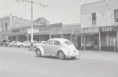 Negative - Mitchell Street Bendigo - Rechter's - Hopetoun Hotel, Allan Doney, 1950 -1970