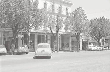 Negative - High Street Bendigo - Businesses - Cafe, Allan Doney, 1950 -1970