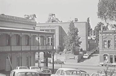 Negative - Iron Lacework - Atkinson Building Bendigo - Art Gallery - Fire Station, Allan Doney, 1950 -1970