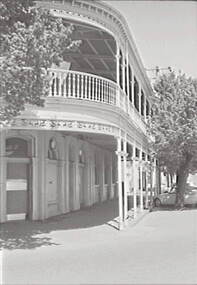 Negative - Iron Lacework - Balcony - Niagara Hotel Bendigo, Allan Doney, 1950 -1970