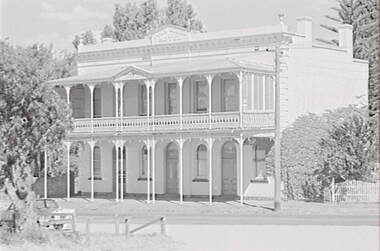 Negative - Iron Lacework - Verandah - Gold Mines Hotel Bendigo, Allan Doney, 1950 -1970