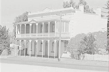Negative - Iron Lacework - Verandah - Gold Mines Hotel Bendigo, Allan Doney, 1950 -1970