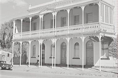 Negative - Iron Lacework - Verandah - Gold Mines Hotel Bendigo, Allan Doney, 1950 -1970