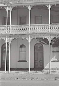 Negative - Iron Lacework - Verandah - Gold Mines Hotel Bendigo, Allan Doney, 1950 -1970