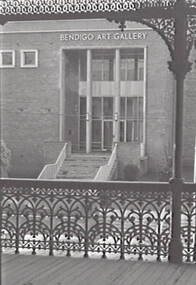 Negative - Iron Lacework - Balcony - Atkinson Building Bendigo - Art Gallery, Allan Doney, 1950 -1970