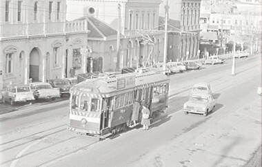 Negative - View Street Bendigo - Temperance Hall - Sandhurst Trustees, Allan Doney, 1950 -1970