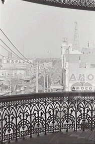 Negative - Atkinson Building - Verandah - View Street Bendigo - Mitchell Street, Allan Doney, 1950 -1970