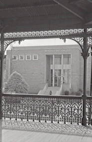 Negative - Atkinson Building Bendigo - Verandah - Art Gallery, Allan Doney, 1950 -1970