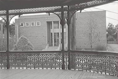 Negative - Atkinson Building Bendigo - Verandah - Art Gallery, Allan Doney, 1950 -1970
