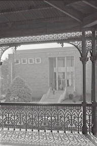 Negative - Atkinson Building Bendigo - Verandah - Art Gallery, Allan Doney, 1950 -1970