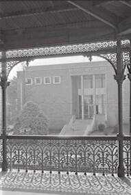 Negative - Atkinson Building Bendigo - Verandah - Art Gallery, Allan Doney, 1950 -1970