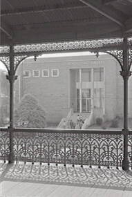 Negative - Atkinson Building Bendigo - Verandah - Art Gallery, Allan Doney, 1950 -1970