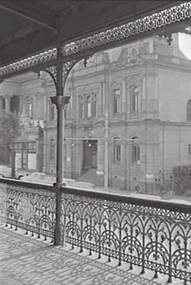 Negative - Atkinson Building Bendigo - Verandah - ANA Hall - Masonic Hall, Allan Doney, 1950 -1970