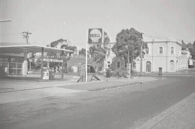 Negative - Southway Shell Service Station, Allan Doney, 1950 -1970