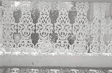 Negative - Iron Lacework - Fence, Allan Doney, 1950 -1970