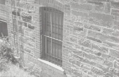 Negative - Cast Iron - Window Grill - Brick Building, Allan Doney, 1950 -1970