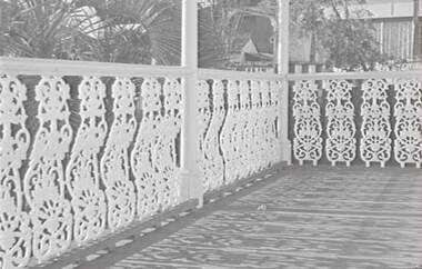 Negative - Iron Lacework - Balustrade, Allan Doney, 1950 -1970