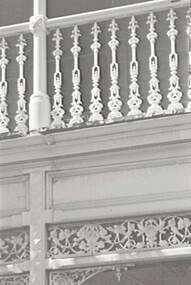 Negative - Iron Lacework - Balustrade - Niagara Hotel Bendigo, Allan Doney, 1950 -1970
