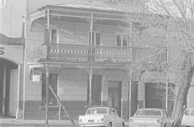 Negative - Forest Street Bendigo - Royal Coffee Lounge - Stanbil Motors, Allan Doney, 1950 -1970