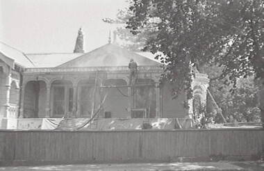 Negative - Iron Lacework - Geelong - Corio Villa - Painting, Allan Doney, 1950 -1970
