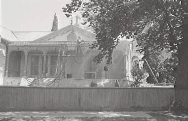 Negative - Iron Lacework - Geelong - Corio Villa - Painting, Allan Doney, 1950 -1970