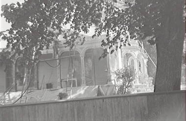 Negative - Iron Lacework - Geelong - Corio Villa - Painting, Allan Doney, 1950 -1970