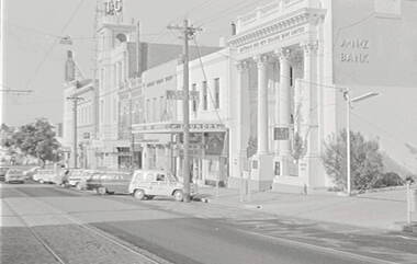 Negative - View Street Bendigo - ANZ - View Point, Allan Doney, 1950 -1970