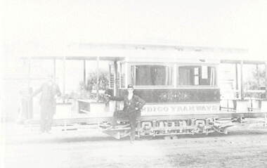 Negative - Early Bendigo trams, Allan Doney, 1950 -1970