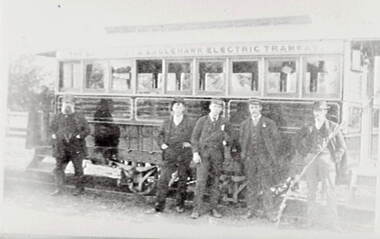 Negative - Early Bendigo trams, Allan Doney, 1950 -1970