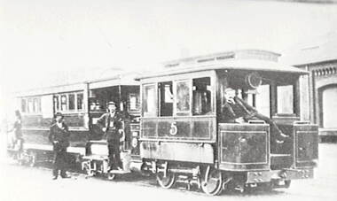 Negative - Early Bendigo trams, Allan Doney, 1950 -1970