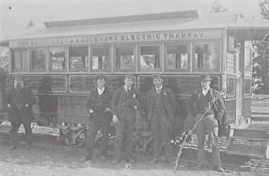 Negative - Early Bendigo trams, Allan Doney, 1950 -1970