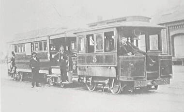 Negative - Early Bendigo trams, Allan Doney, 1950 -1970
