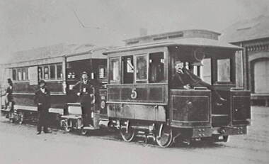 Negative - Early Bendigo trams, Allan Doney, 1950 -1970
