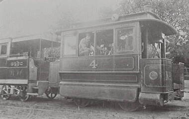 Negative - Early Bendigo trams, Allan Doney, 1950 -1970