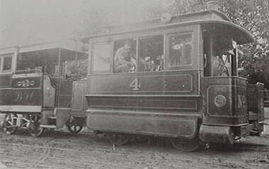 Negative - Early Bendigo trams, Allan Doney, 1950 -1970