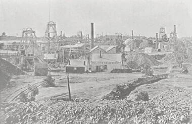 Negative - Mine Bendigo - Duchess Tribute - Buildings - Poppet Heads, Allan Doney, 1950 -1970