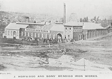 Negative - Horwood’s Foundry - Bendigo Iron Works, Allan Doney, 1950 -1970