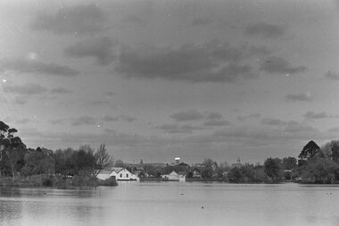 Negative - Lake Weeroona Bendigo - Boat Shed, Allan Doney, 1950 -1970