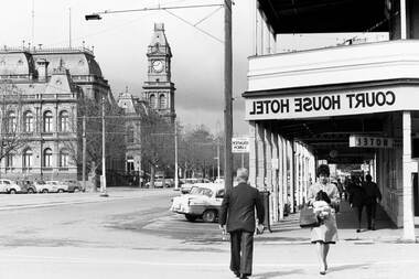 Negative - Black Swan Hotel Bendigo - School of Mine Bendigo - Businesses, Allan Doney, 1950 -1970