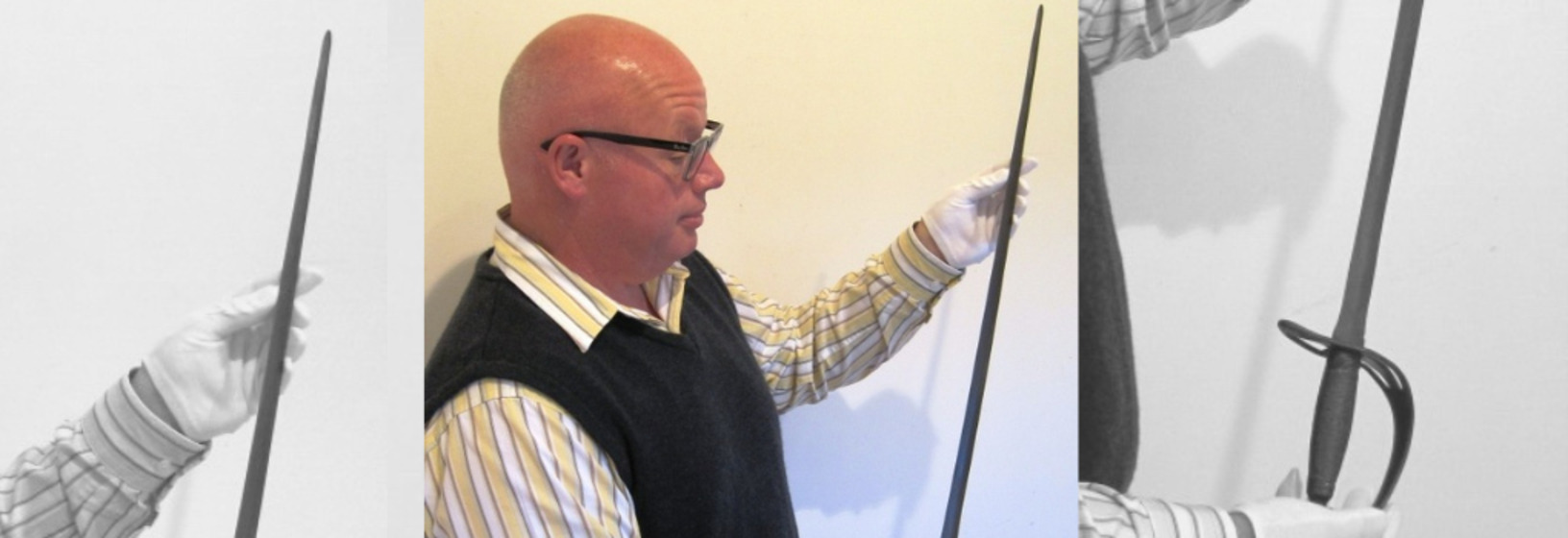 man holding sword