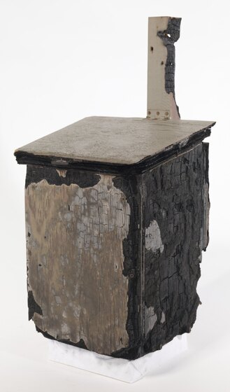 Burnt nest box