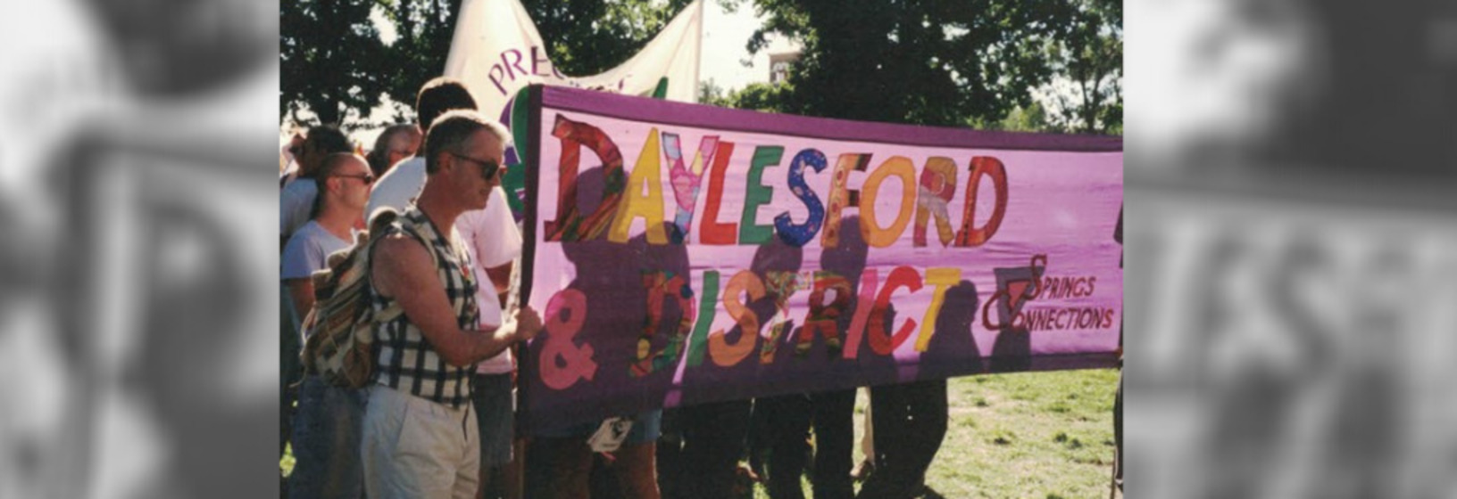 Springs Connections 'Daylesford and District' float in Pride March