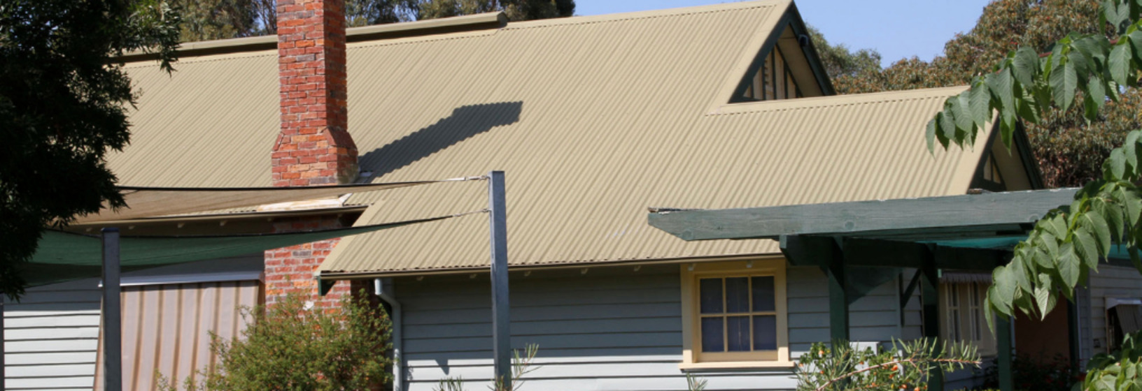roof top and side of school building