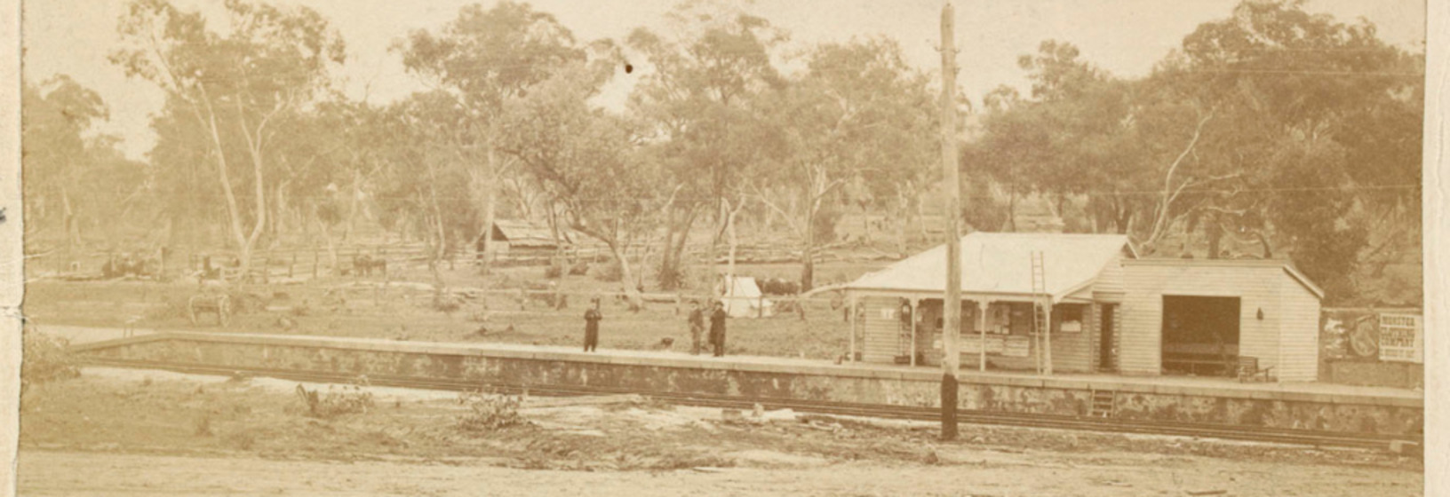 early view of railway station