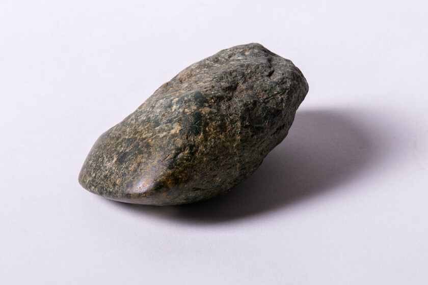 pitted stone shaped to a softened edge