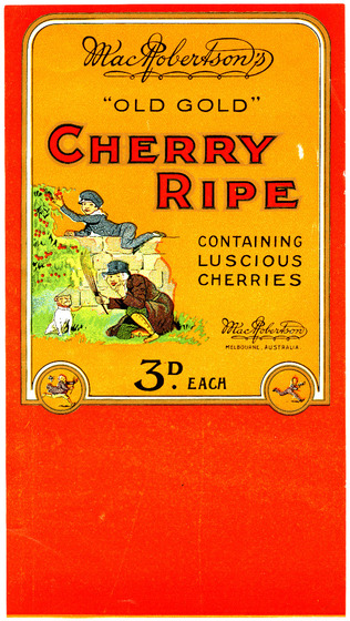 Advertisement for Cherry Ripe