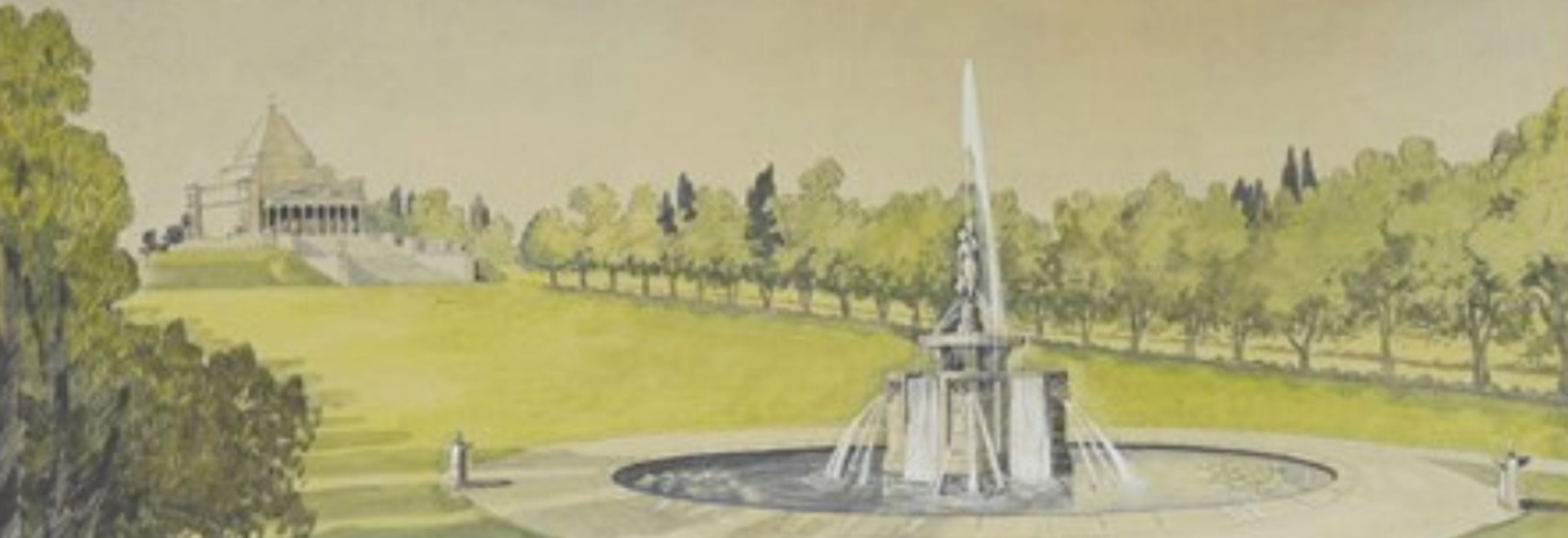 MacRobertson Shrine near the Shrine of Remembrance